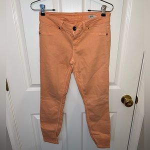 Level 99 Janice ultra skinny jeans in coral